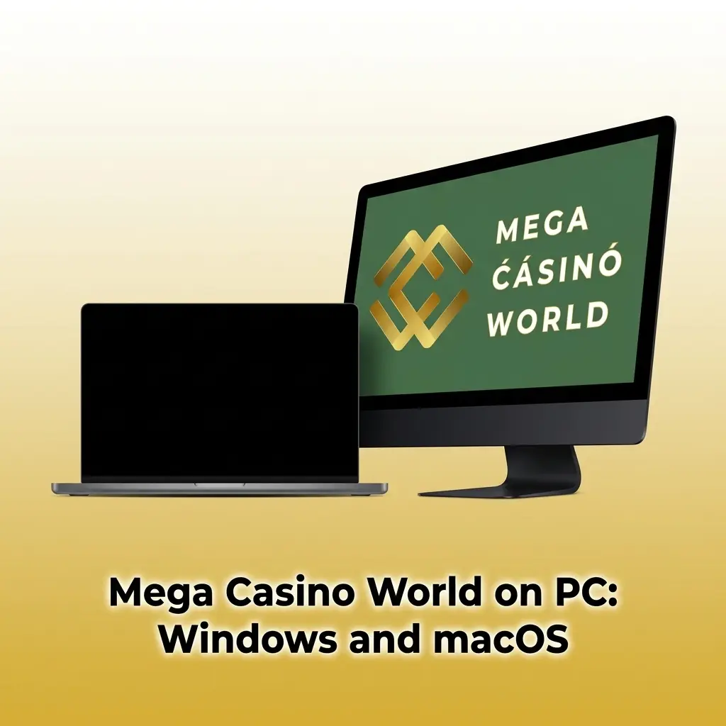 Mega Casino World website running on PC browser for Windows and macOS, no download required for Bangladesh players