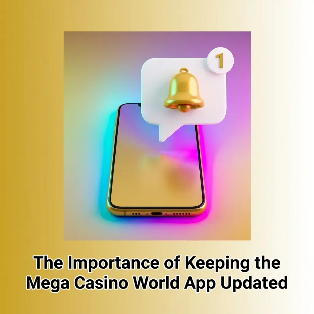 Mega Casino World app update showing new games, security patches, and improved performance for seamless betting
